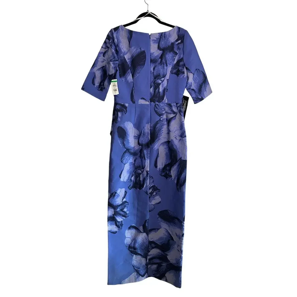 KAY UNGER NWT $368 Octavia Floral Column Gown NO SASH OR BELT Size 8 - Picture 4 of 8